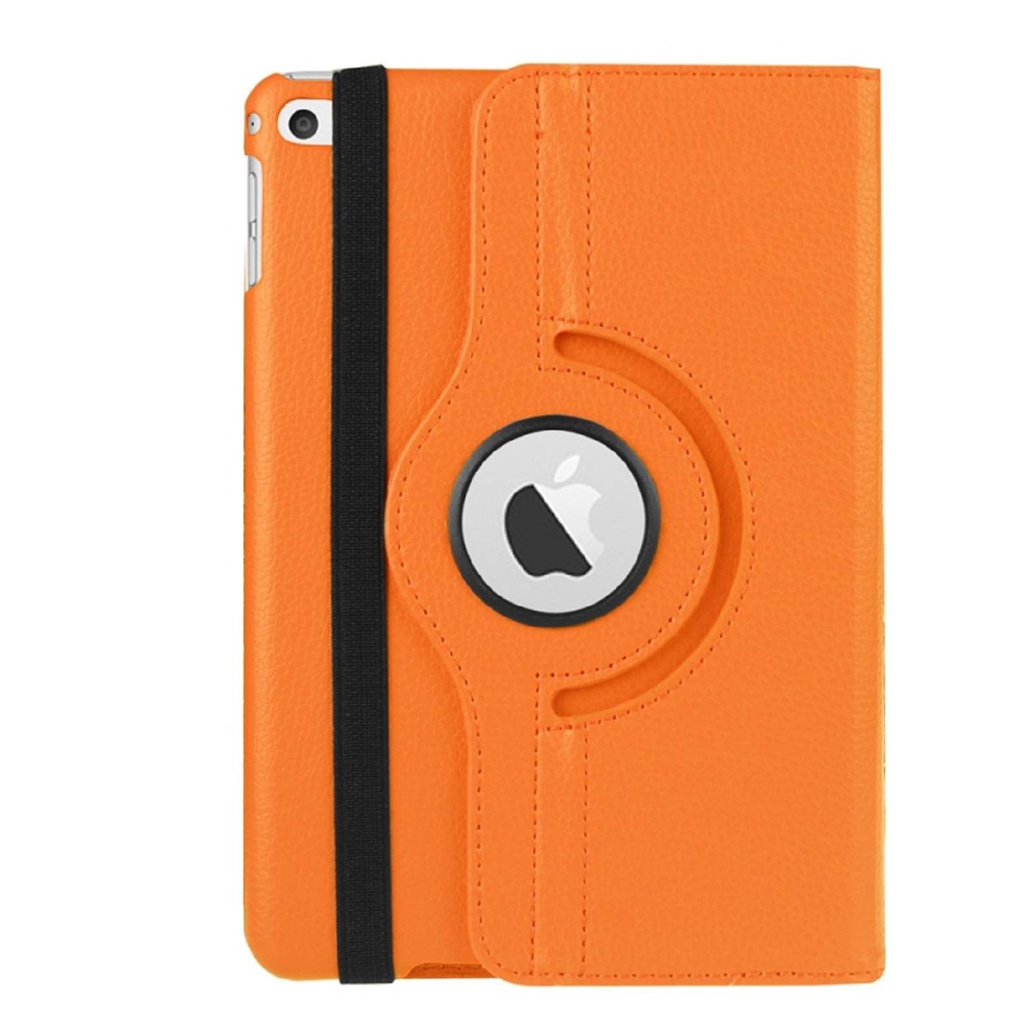 Schutzhülle für iPad Mini 4/5 Tablet Hülle Schutz Tasche Case Cover Orange 360 Grad drehbar Rotation Bumper