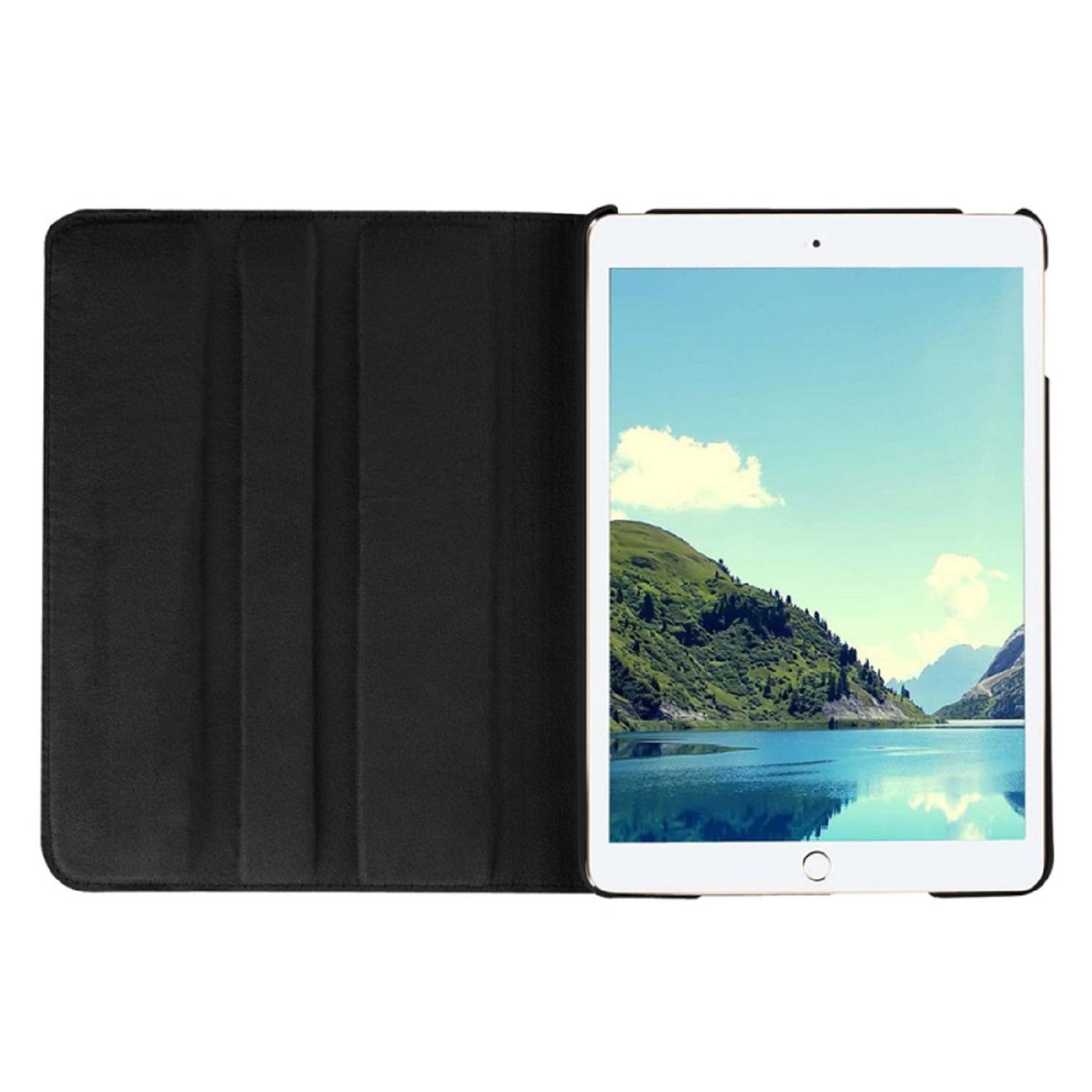 Schutzhülle für iPad Mini 4/5 Tablet Hülle Schutz Tasche Case Cover Schwarz 360 Grad drehbar Rotation Bumper