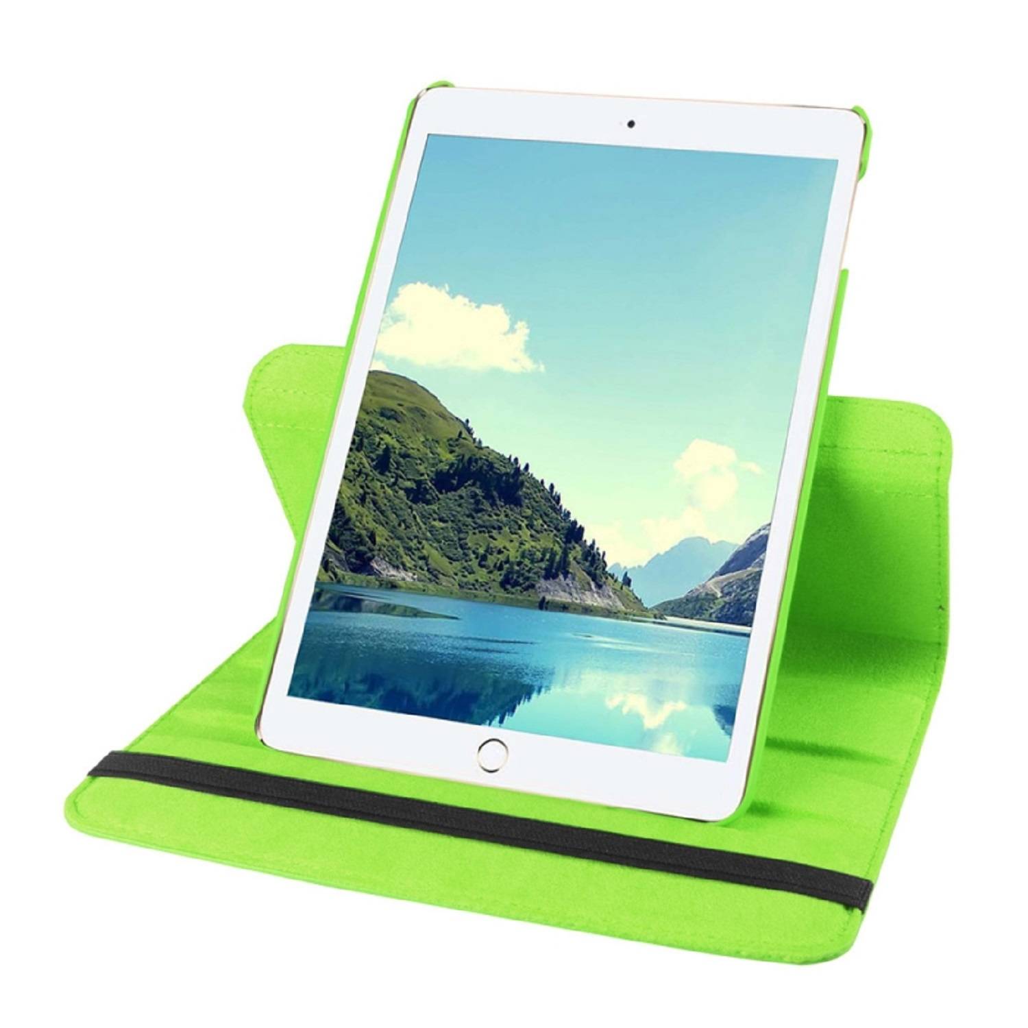 Schutzhülle für iPad Mini 4/5 Tablet Hülle Schutz Tasche Case Cover Grün 360 Grad drehbar Rotation Bumper