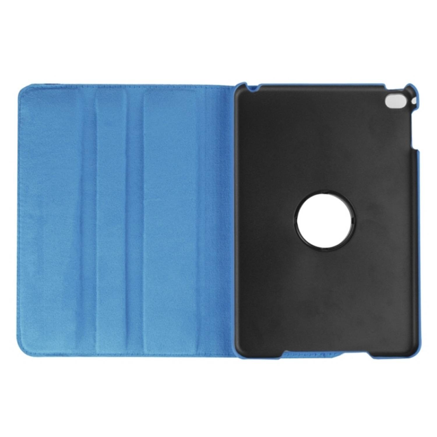 Schutzhülle für iPad Mini 4/5 Tablet Hülle Schutz Tasche Case Cover Türkis 360 Grad drehbar Rotation Bumper