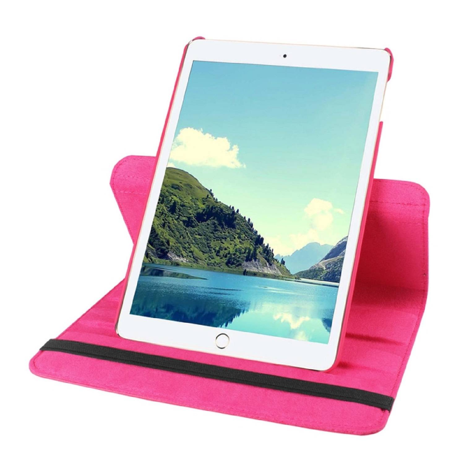 Schutzhülle für iPad Mini 4/5/6 Tablet Hülle Schutz Tasche Case Cover Rose 360 Grad drehbar Rotation Bumper