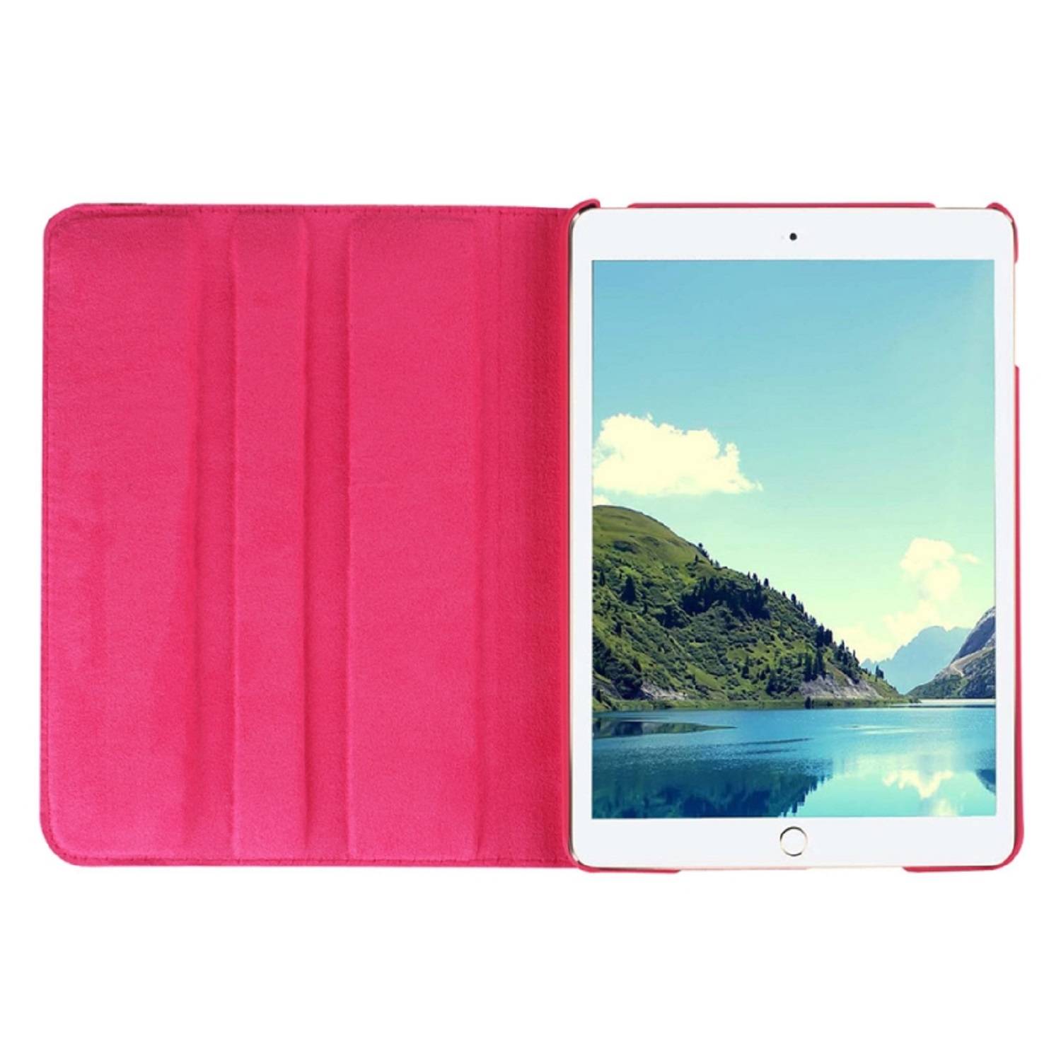 Schutzhülle für iPad Mini 4/5/6 Tablet Hülle Schutz Tasche Case Cover Rose 360 Grad drehbar Rotation Bumper