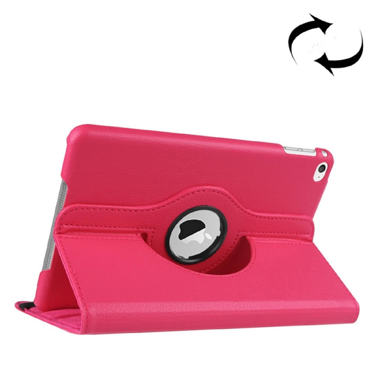 Schutzhülle für iPad Mini 4/5/6 Tablet Hülle Schutz Tasche Case Cover Rose 360 Grad drehbar Rotation Bumper