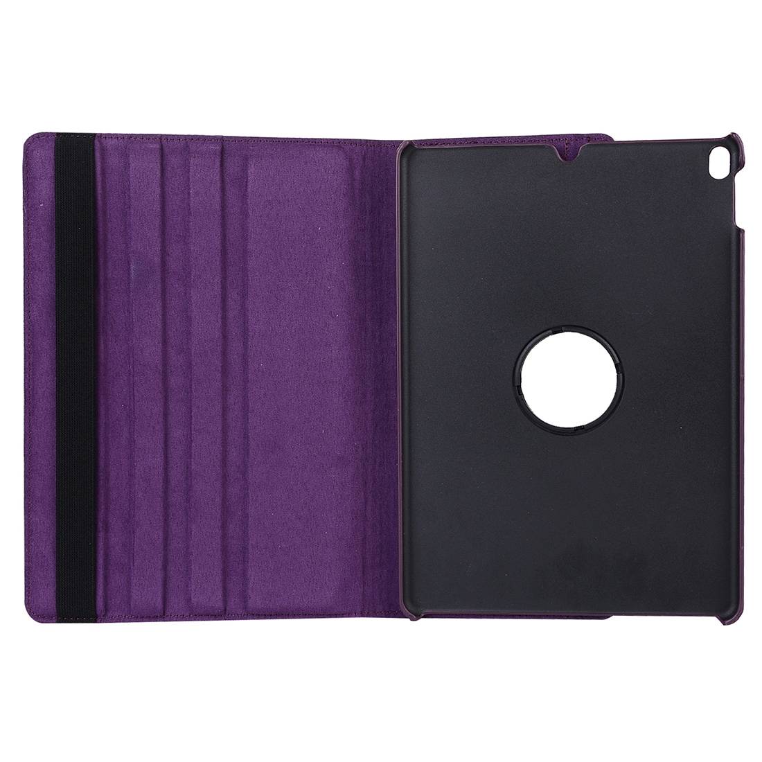 Schutzhülle für iPad Pro 10.5 Tablet Hülle Schutz Tasche Case Cover Lila 360 Grad drehbar Rotation Bumper