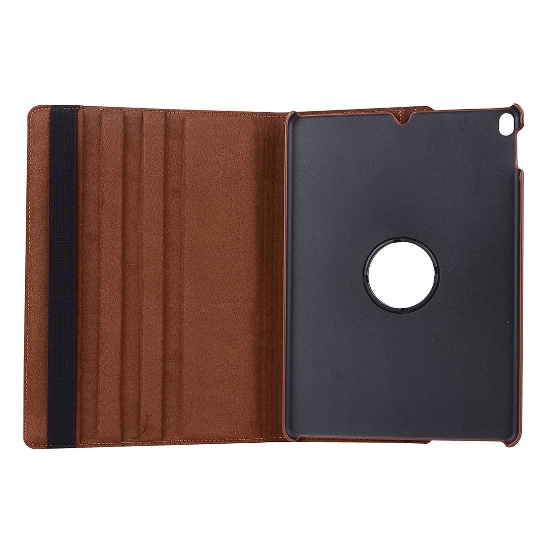 Schutzhülle für iPad Pro 10.5 Tablet Hülle Schutz Tasche Case Cover Braun 360 Grad drehbar Rotation Bumper