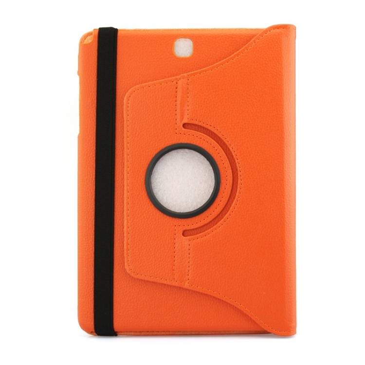 Tablet Tasche für Samsung Galaxy Tab A 9.7 Leder Schutzhülle Case Cover 360° Orange
