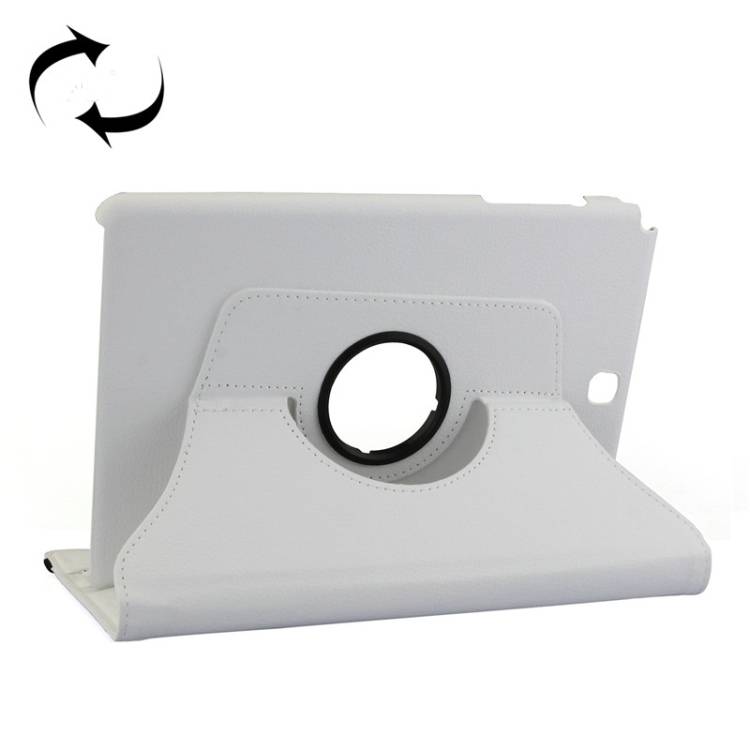 Tablet Tasche für Samsung Galaxy Tab A 9.7 Leder Schutzhülle Case Cover 360° Weiss