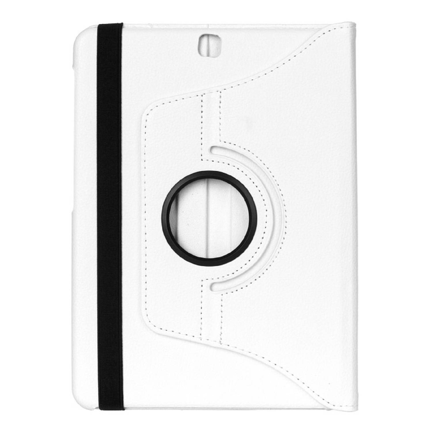 Tablet Tasche für Samsung Galaxy Tab S2 9.7 Leder Schutz Hülle 360° Case Weiß