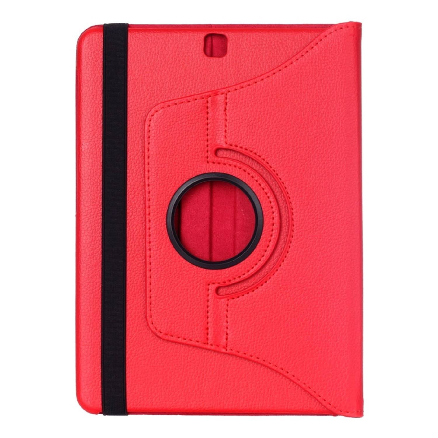 Tablet Tasche für Samsung Galaxy Tab S2 9.7 Leder Schutz Hülle 360° Case Rot