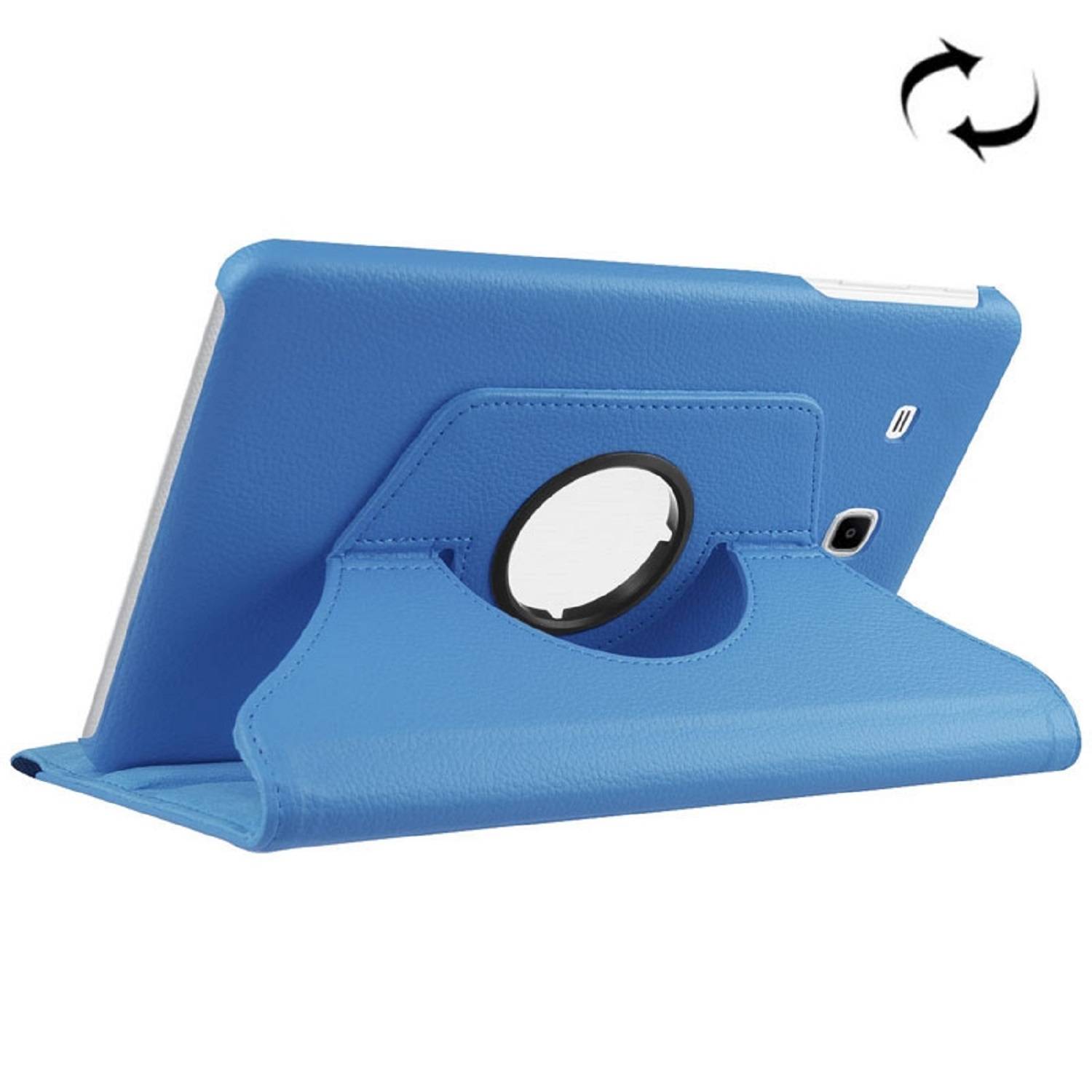 Tablet Tasche für Samsung Galaxy Tab E 9.6 Leder Schutz Hülle 360 ° Case Türkis
