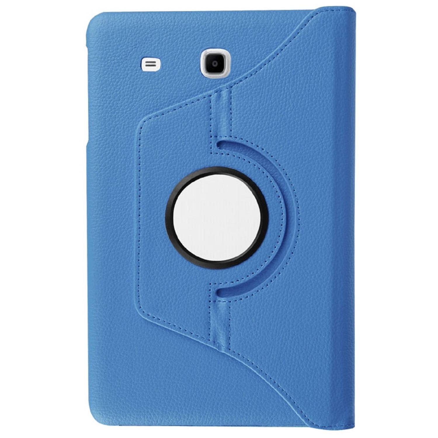 Tablet Tasche für Samsung Galaxy Tab E 9.6 Leder Schutz Hülle 360 ° Case Türkis