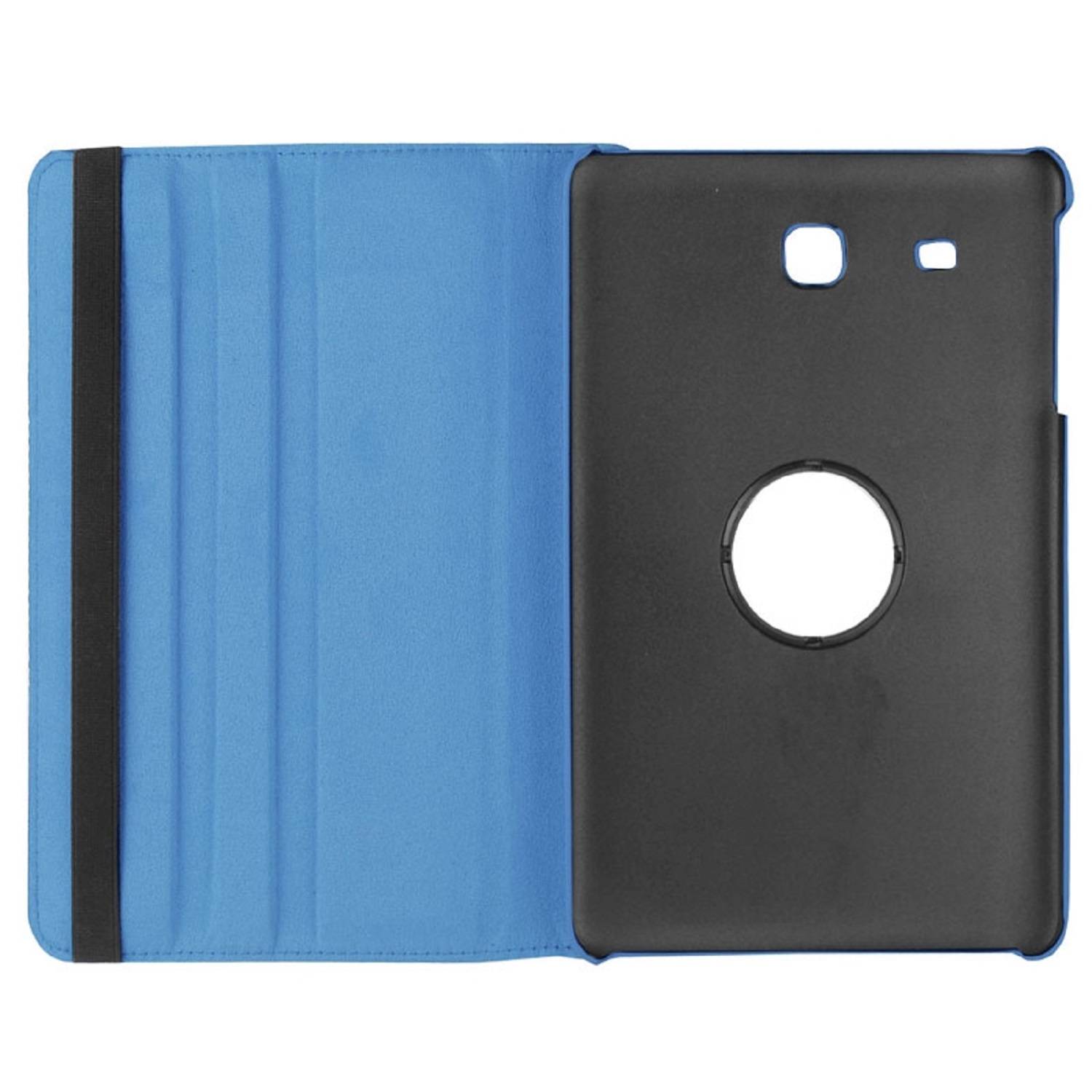 Tablet Tasche für Samsung Galaxy Tab E 9.6 Leder Schutz Hülle 360 ° Case Türkis