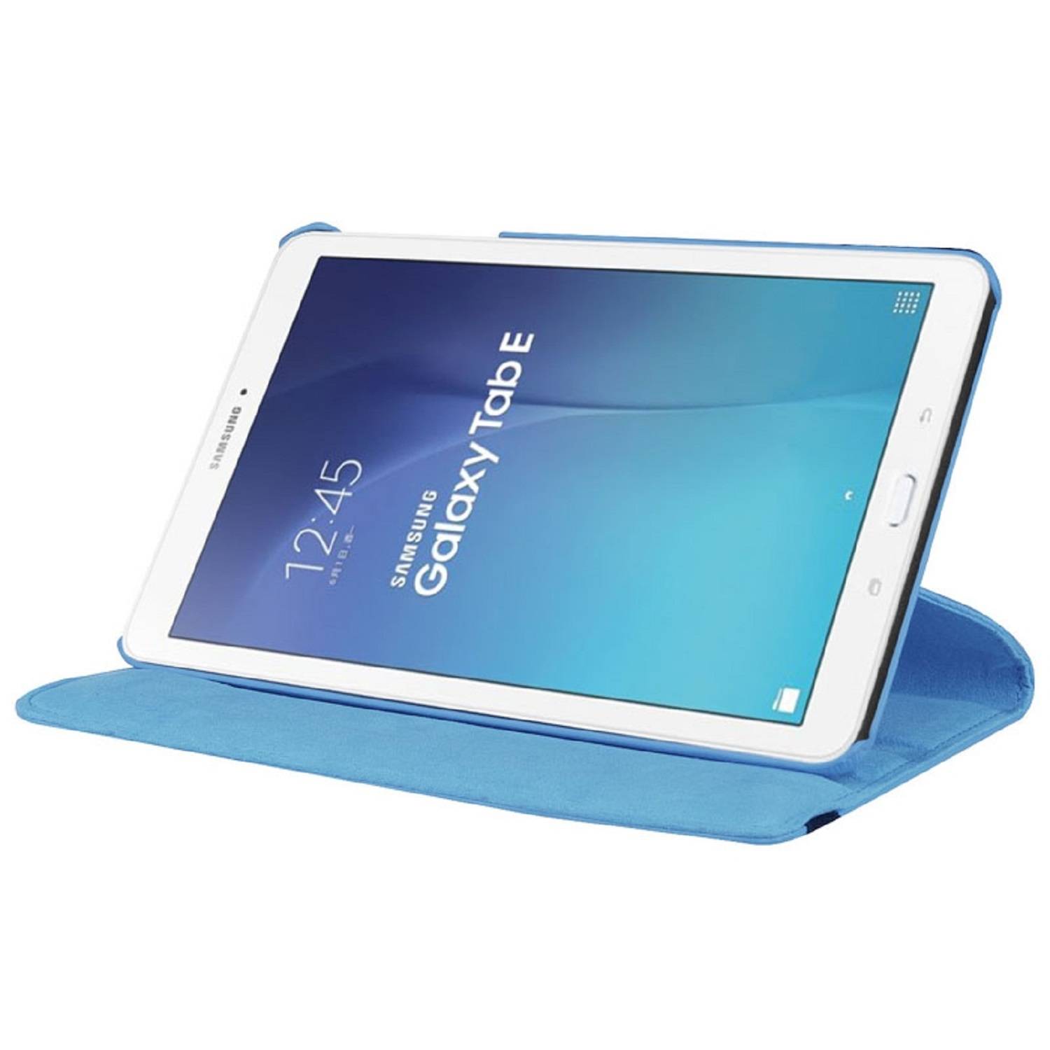 Tablet Tasche für Samsung Galaxy Tab E 9.6 Leder Schutz Hülle 360 ° Case Türkis