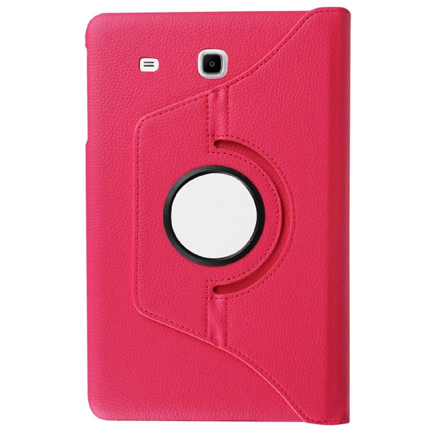 Tablet Tasche für Samsung Galaxy Tab E 9.6 Leder Schutz Hülle 360 ° Case Rose