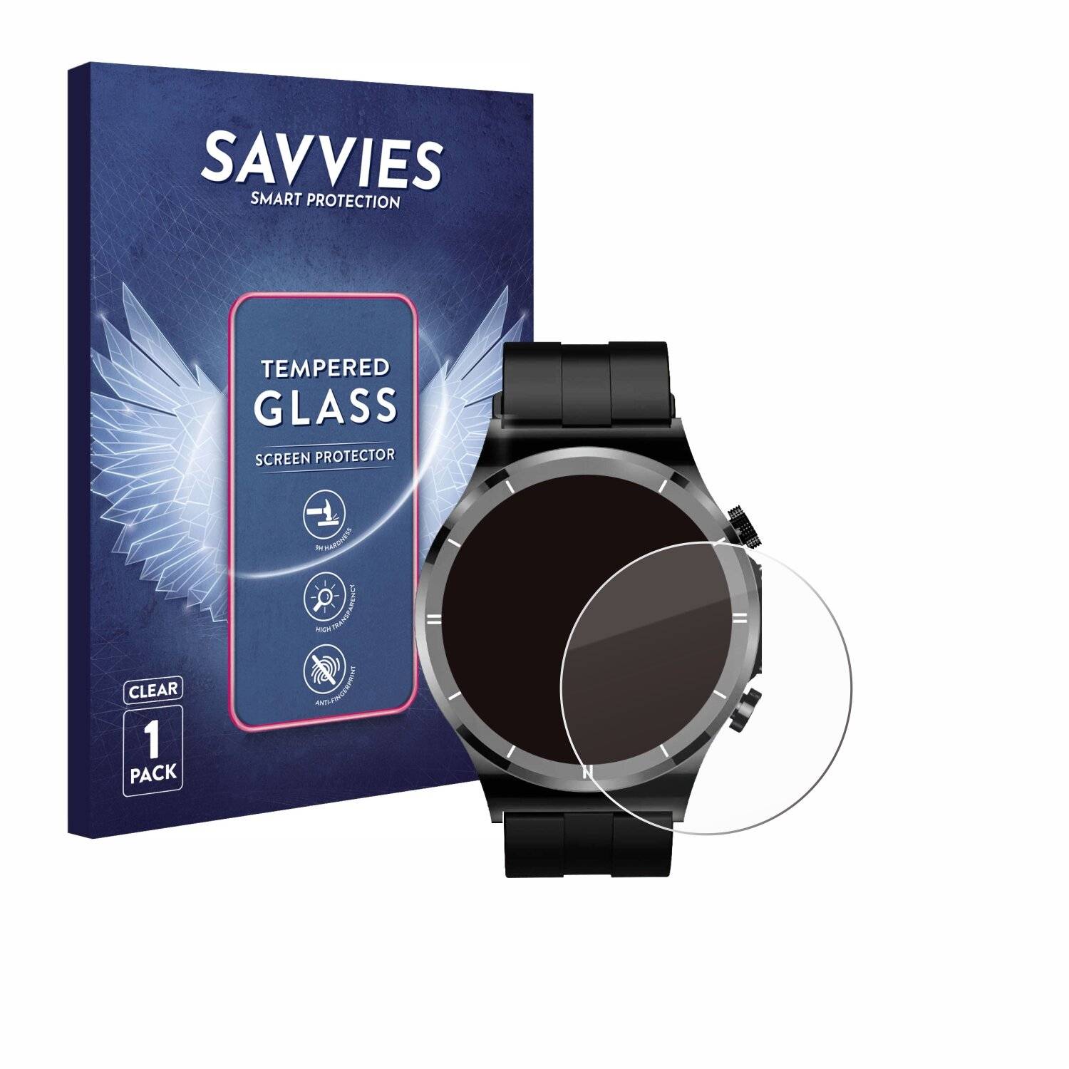 Savvies Clear Schutzglas für DekeFit T30