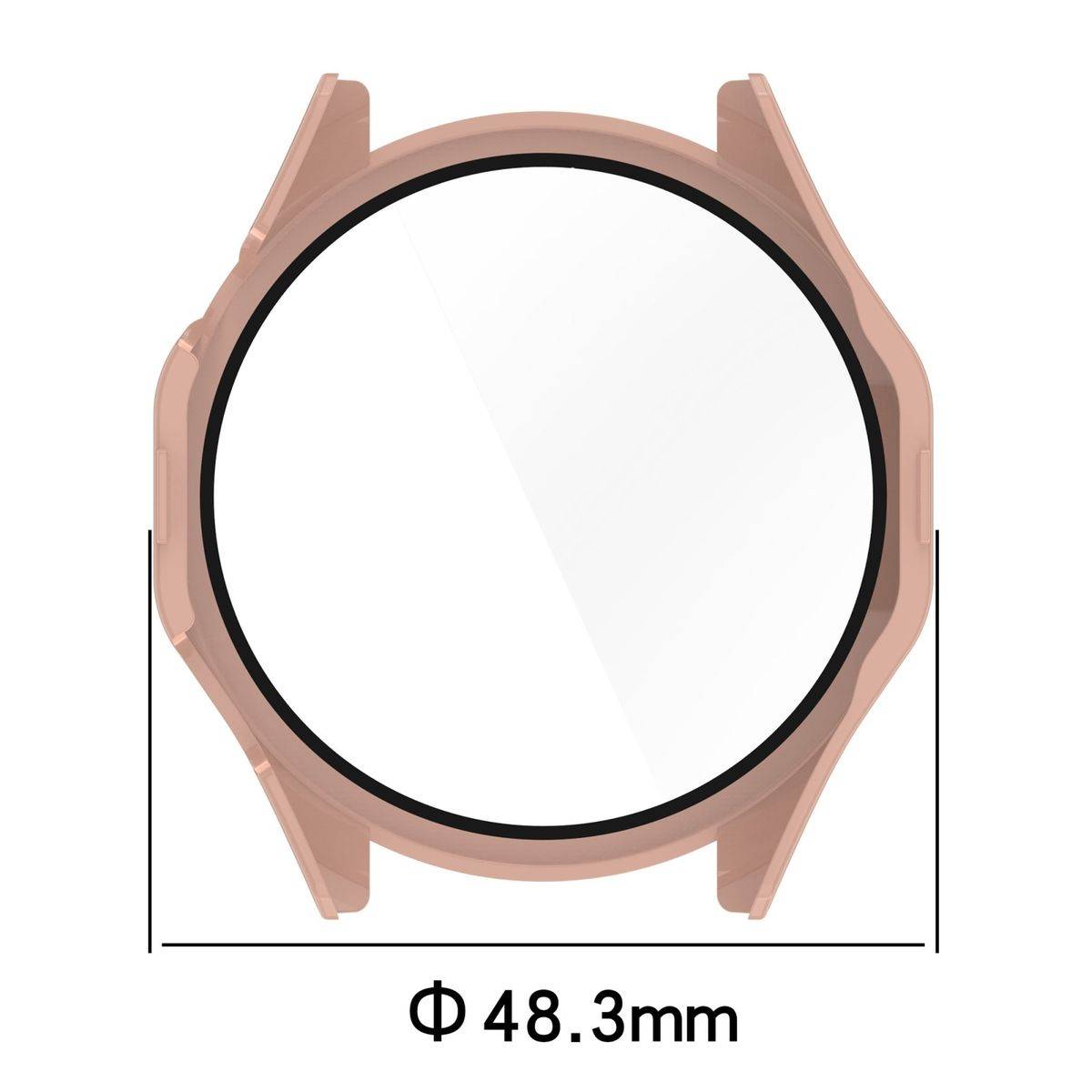 Für Xiaomi Watch 2 Pro Hochwertiges Schutz PC Watch Case Gehäuse Black