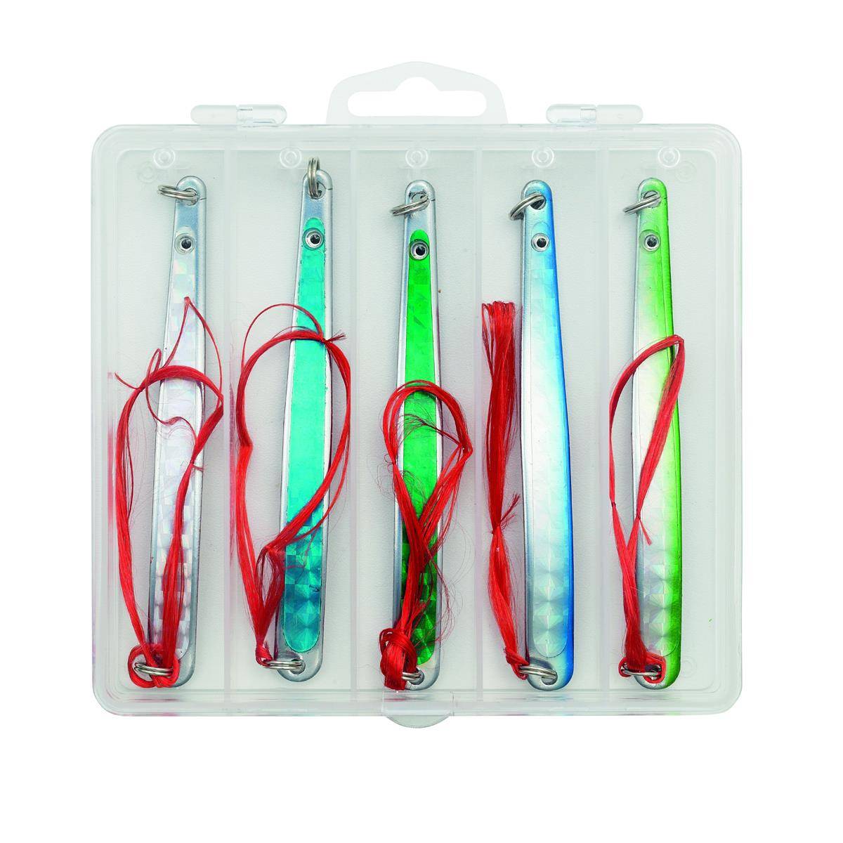 Kinetic Belone Flash Silky Hornfischset Blinkerset Hornfischangeln