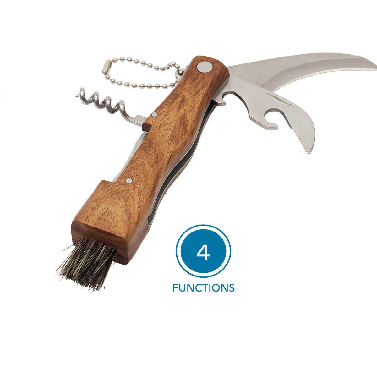 Kinetic Pilzmesser mit 4 Funktionen