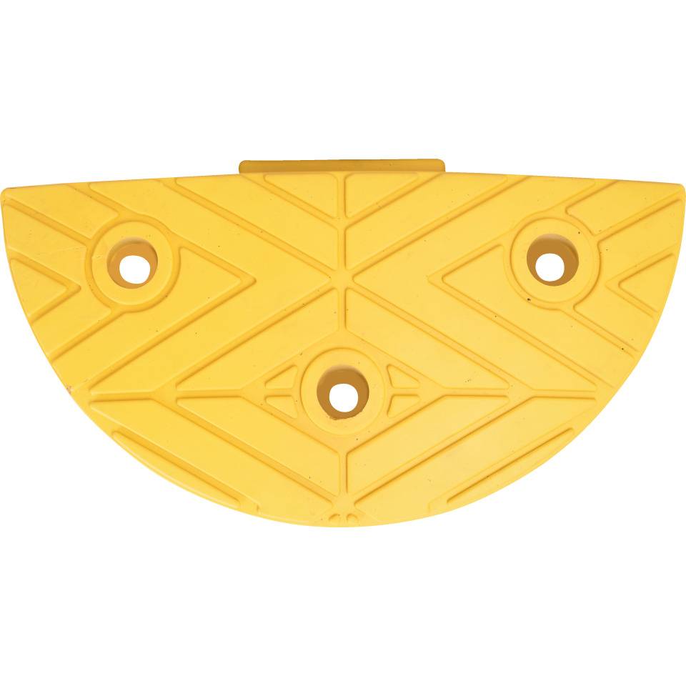 Tempo-Stopp-Schwelle, Anfangsstück, gelb, Gummi, 2,1 kg, 400x200x75mm