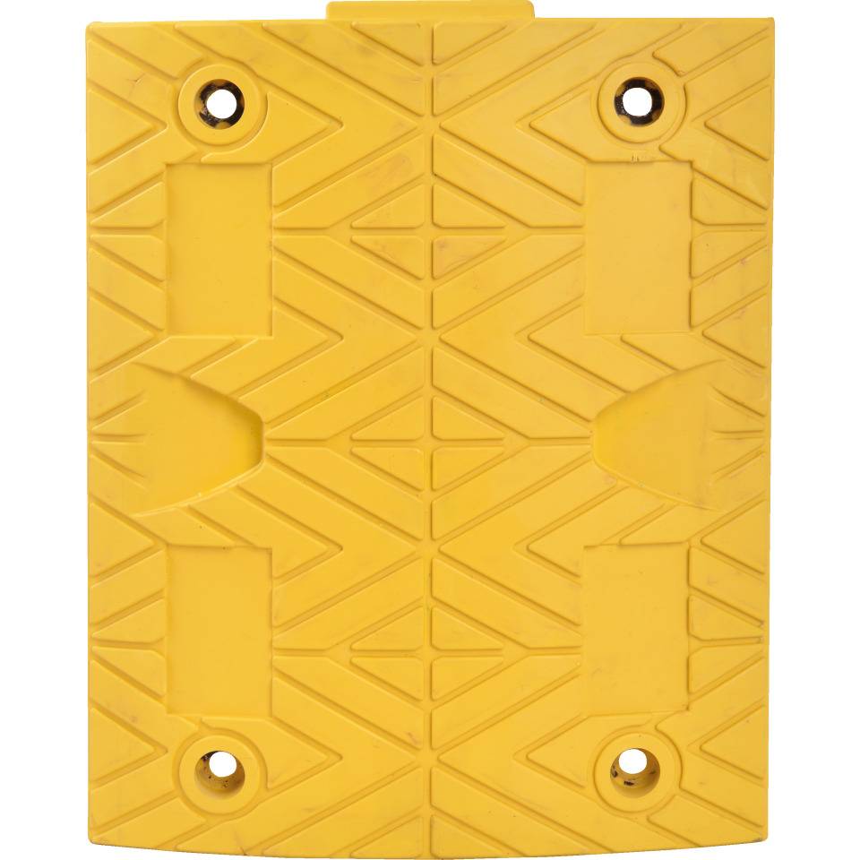 Tempo-Stopp-Schwelle, Mittelteil, gelb, Gummi, 10,5 kg, 500x400x75mm