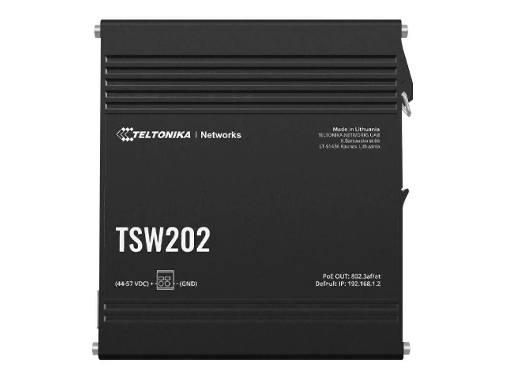 Teltonika TSW202 - Switch - managed - 8 x 10/100/1000 (PoE+)