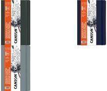 CANSON Skizzenbuch GRADUATE SKETCH & NOTES, 140 x 216 mm 92 Blatt, weißes Papier 90 g/qm, dunkelgraues Softcover,