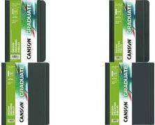 CANSON Skizzenbuch GRADUATE DRAWING, 102 x 152 mm, schwarz 52 Blatt, weißes Papier 160 g/qm, Hardcover mit Faden