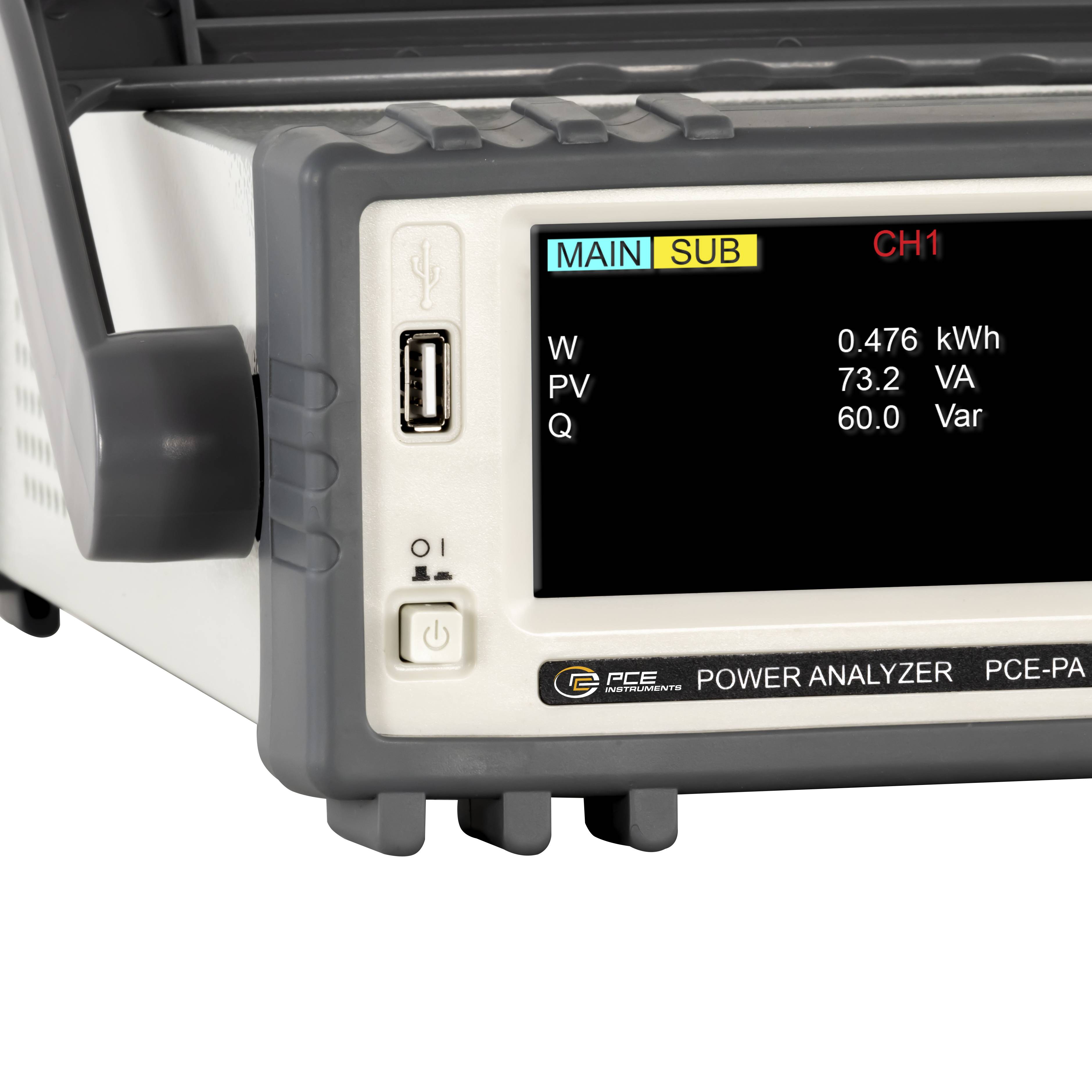 PCE Instruments Leistungsmessgerät PCE-PA 7500 inkl. Sicherheitsmessleistungen |2 Eingangskanäle |IP20 |Messung 5000 W