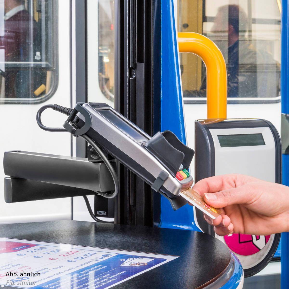 Novus POS base connect 100 mit EC Terminal Universal Adapter