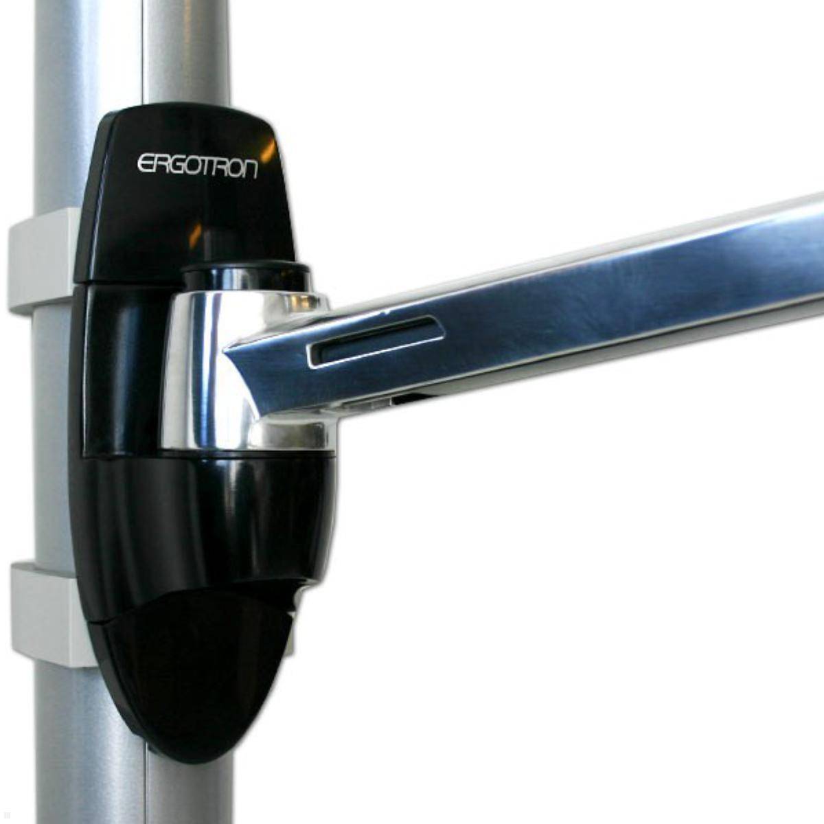 Ergotron LX Arm Monitorhalterung für Rohre / Säulen 56-60 mm, silber