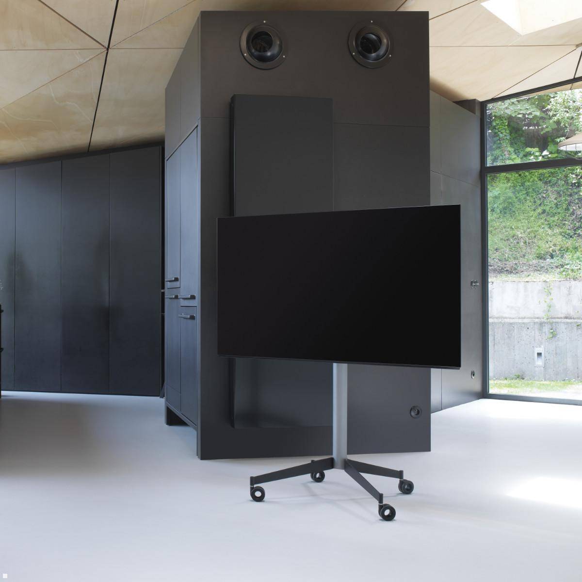 Erard KANA 1200L mobiler TV Ständer 30-55 Zoll, silber / schwarz