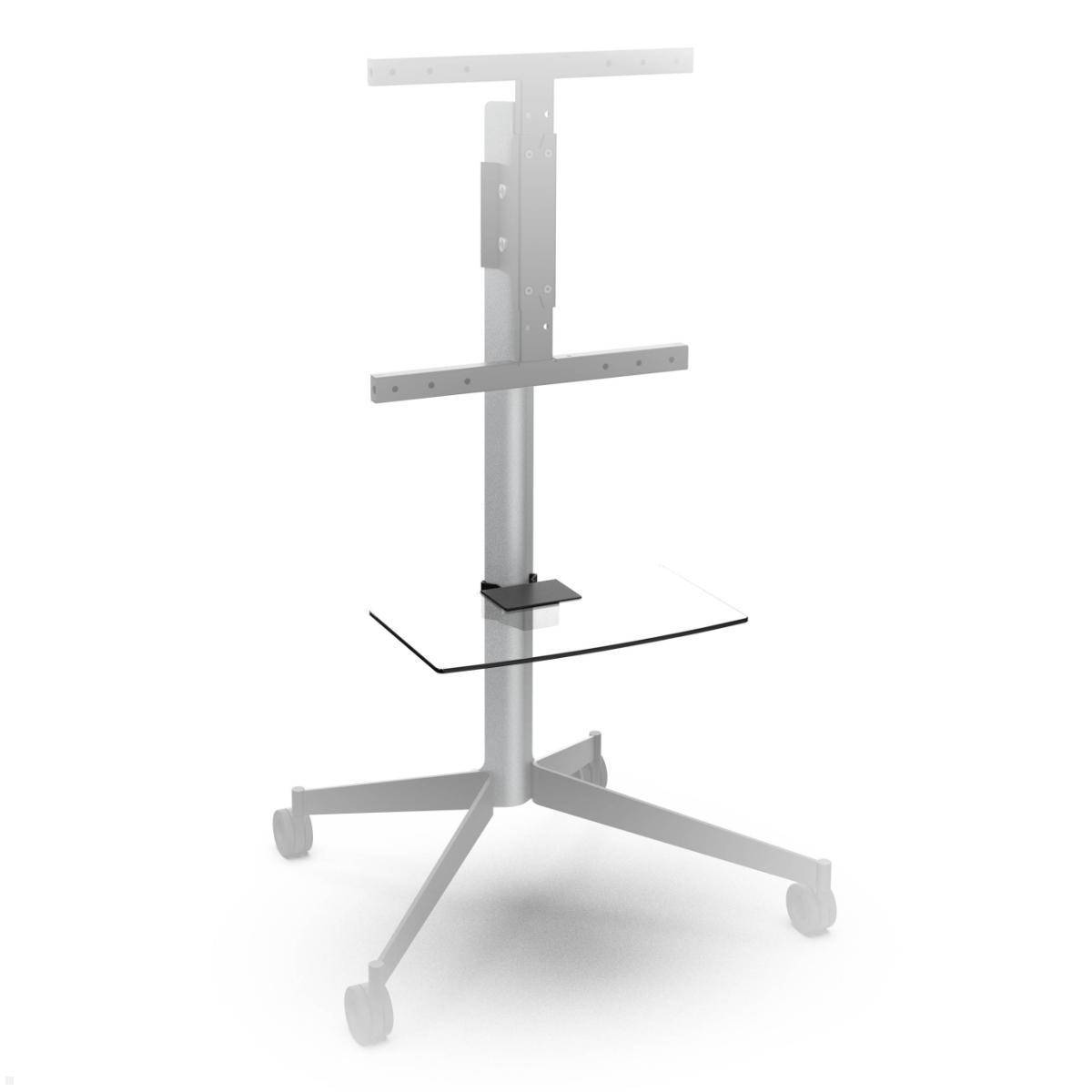 Erard KANA Zubehör AV Glasablage für TV Ständer, höhenverstellbar