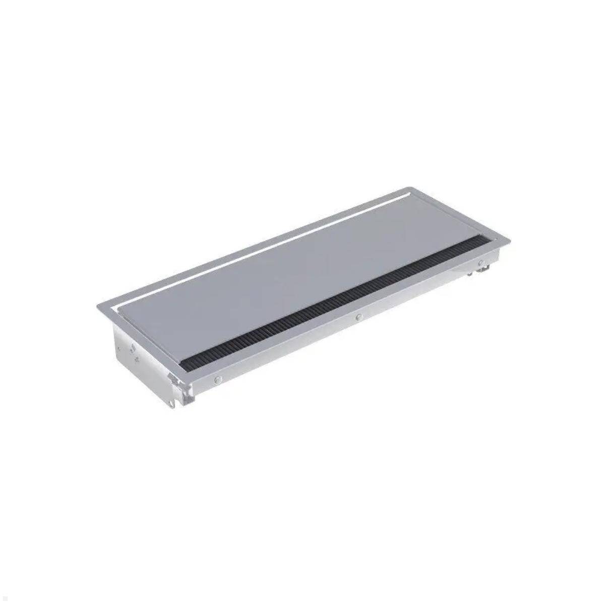 Bachmann CONI Einbaurahmen 4-fach Edelstahl geschliffen (338.0089)