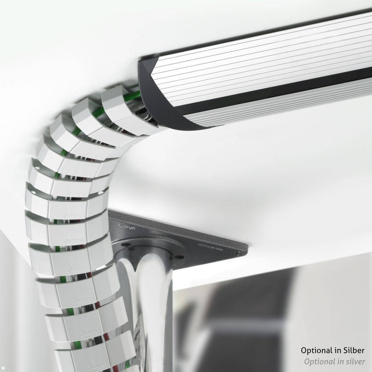 EVOline Bridge Aluminium Kabelbrücke verklebbar 800 mm, schwarz