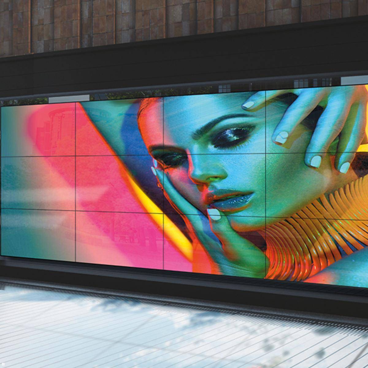 B-Tech BT8312/B V2 flache Push-Out Videowall Wandhalterung bis 75 Zoll