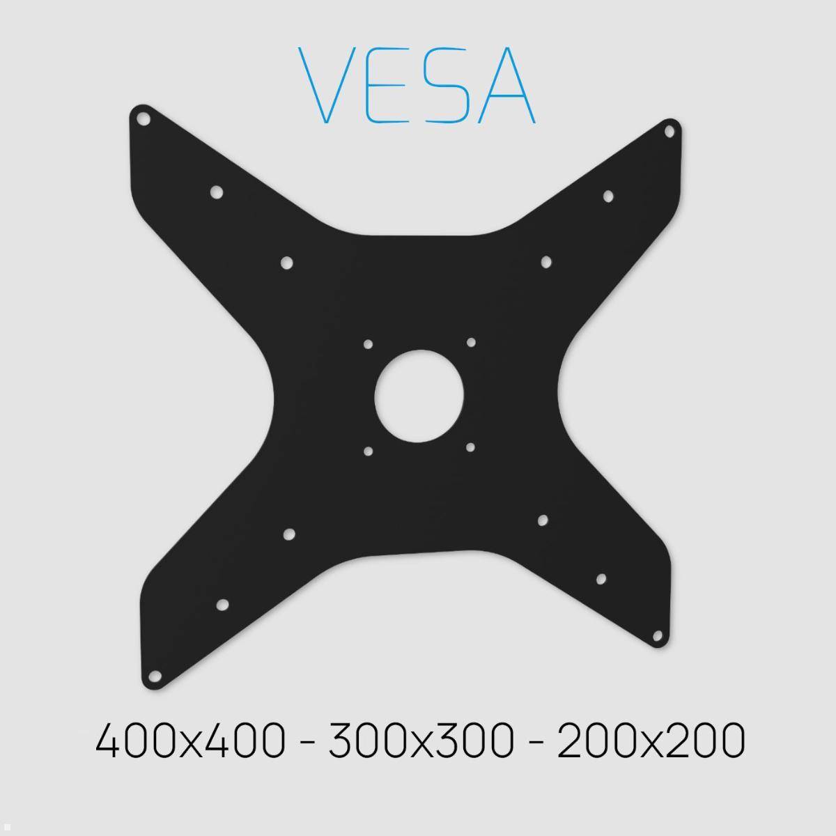 Cavus SPHERE150B44 TV Bodenständer 32 - 65 Zoll, Säule 1500 mm, schwarz