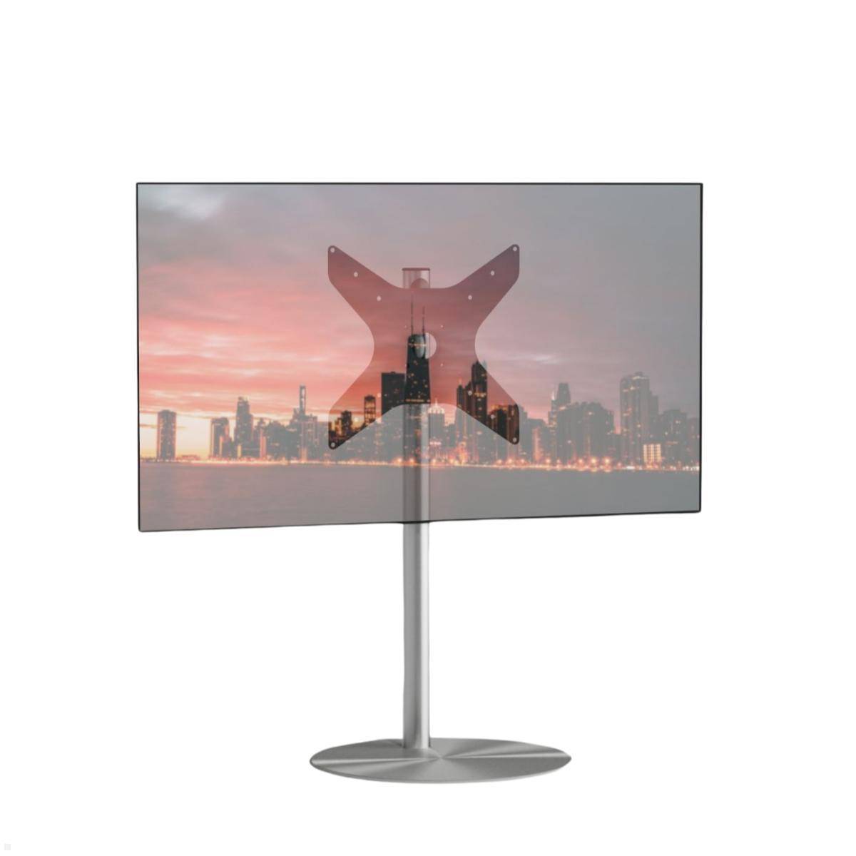 Cavus SPHERE100S44 TV Ständer rund 32 - 65 Zoll Säule 1000 mm, Edelstahl