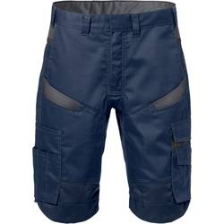 Marineblaue Cargo-Shorts mit mehreren Taschen, entwickelt für Funktionalität und Komfort. Geeignet für Arbeit oder lässige Anlässe.