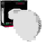 Pyrexx PX-1 Rauchwarnmelder 12 Jahre Batterie mit Magnet-Halterung ohne Bohren und LED-Blinken, Zertifiziert nach Q-Label, Weiß, 6er Set