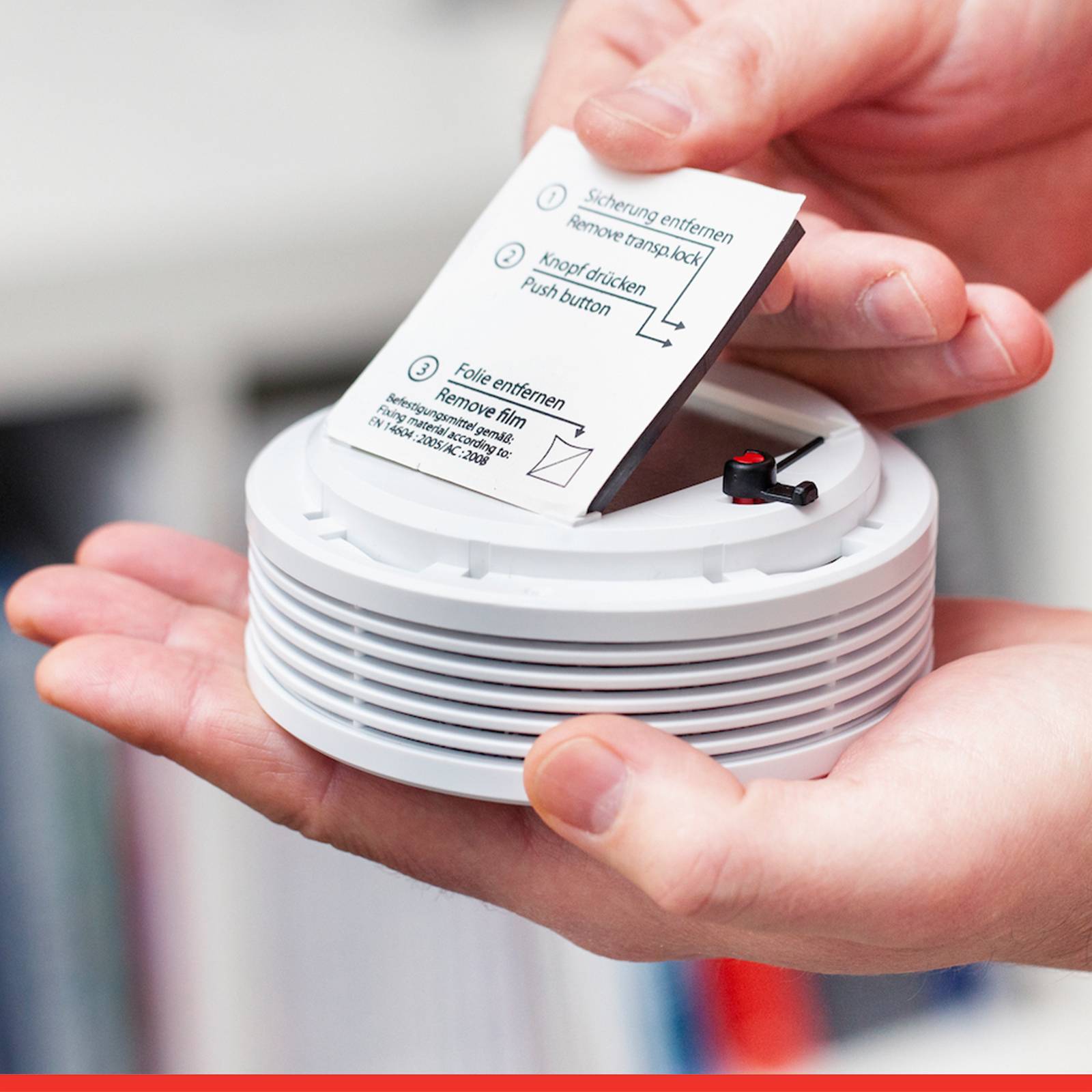 Pyrexx XSD200 Funk - Rauchwarnmelder - 2 Stück - 12 Jahre Batterie mit Magnet-Halterung ohne Bohren und LED-Blinken, Zertifiziert nach Q-Label, Weiß