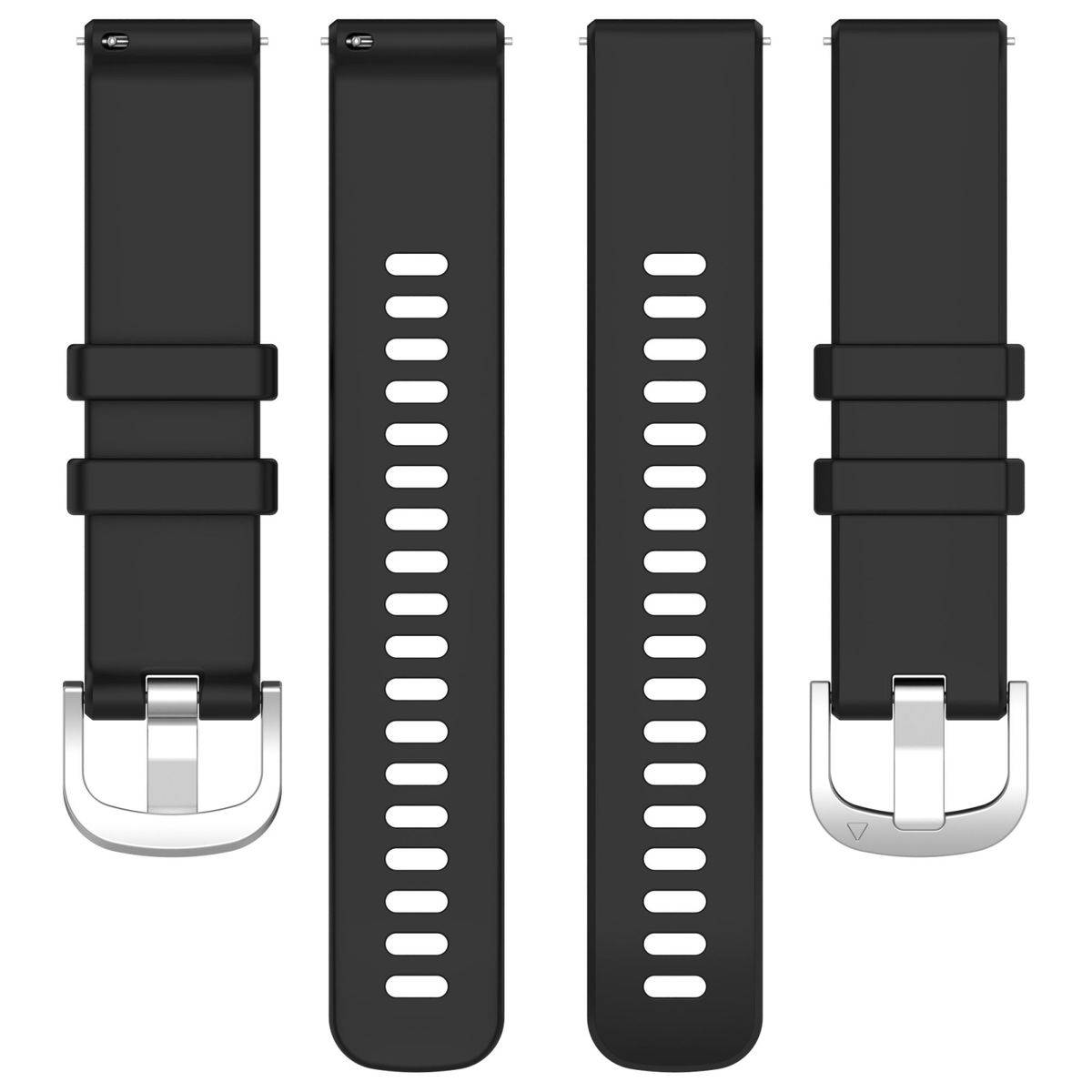 Für Huawei Watch GT 4 46mm Design Liquid Silikon Watch Armband Schwarz