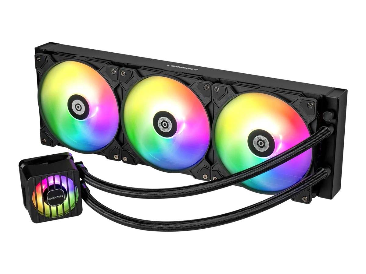 Enermax LIQMAXFLO ELC-LMF420T-ARGB - Prozessor-Flüssigkeitskühlsystem - 38 mm dicker Kühler - Kühlergröße: 420 mm - (für