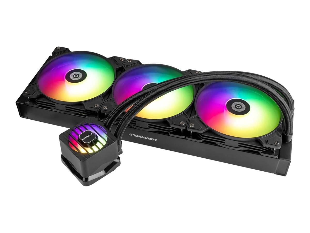 Enermax LIQMAXFLO ELC-LMF420T-ARGB - Prozessor-Flüssigkeitskühlsystem - 38 mm dicker Kühler - Kühlergröße: 420 mm - (für