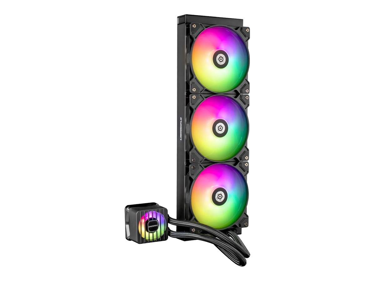 Enermax LIQMAXFLO ELC-LMF420T-ARGB - Prozessor-Flüssigkeitskühlsystem - 38 mm dicker Kühler - Kühlergröße: 420 mm - (für