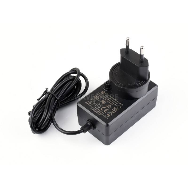 WaveShare 12V/2A Power Supply 5.5x2.1mm DC Jack Output