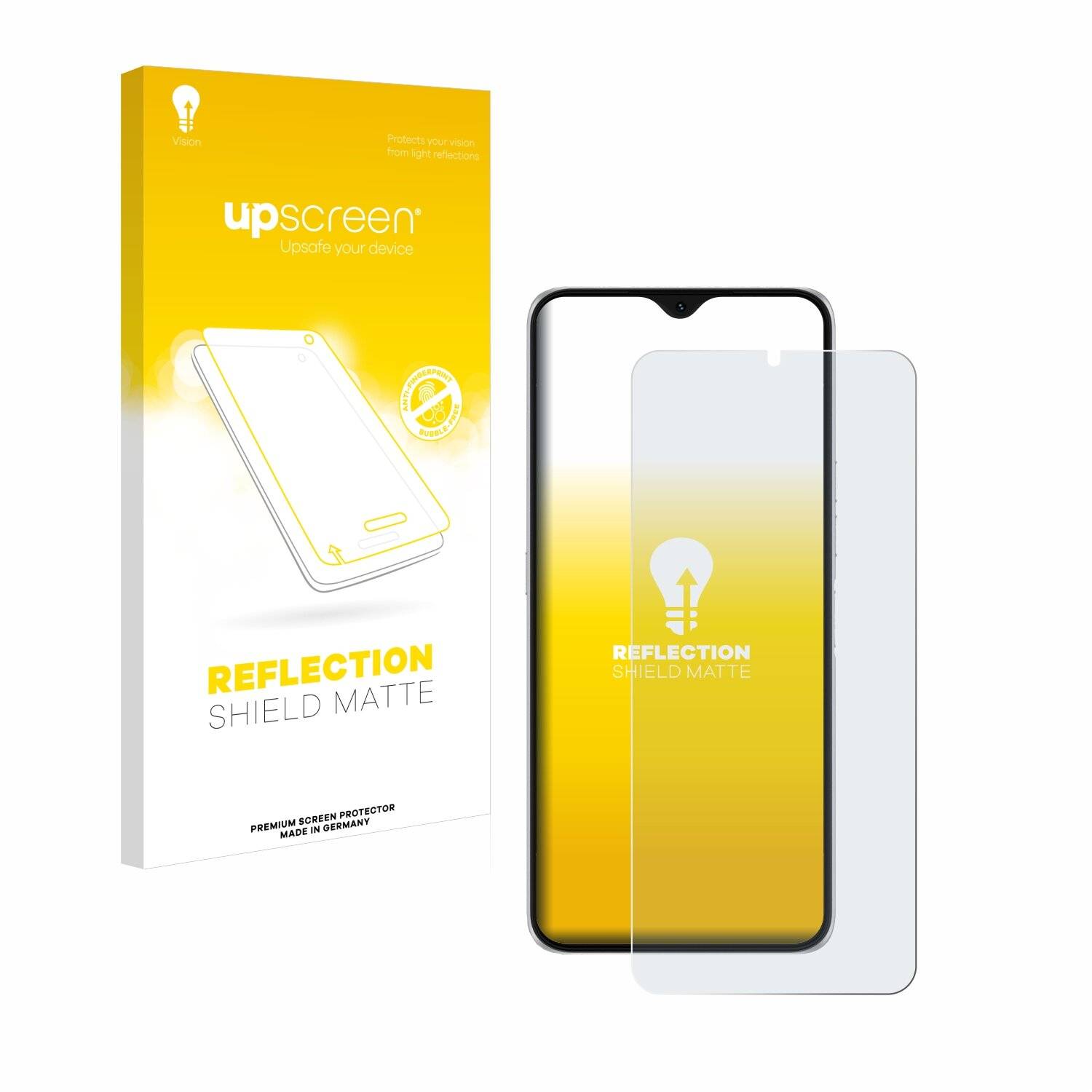 upscreen Reflection Shield Matt Schutzfolie für Umidigi F3 Pro