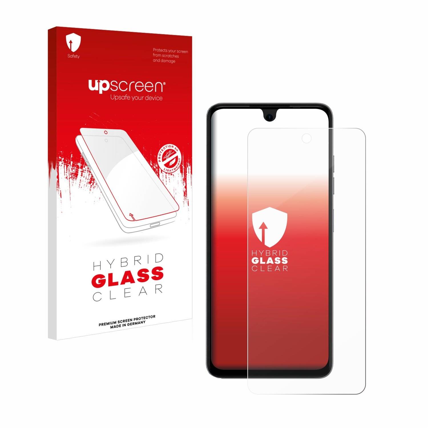 upscreen Hybrid Glas Panzer-Folie für Tecno Spark Go