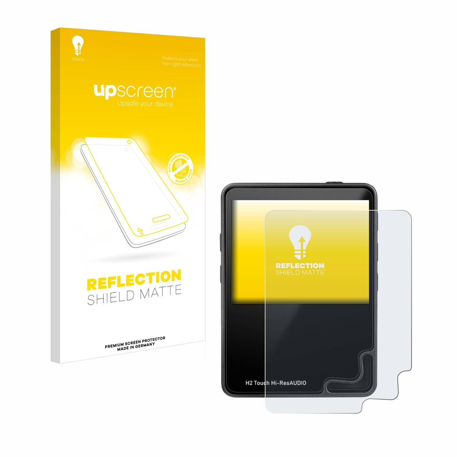 upscreen Reflection Shield Matt Schutzfolie für HifiWalker H2