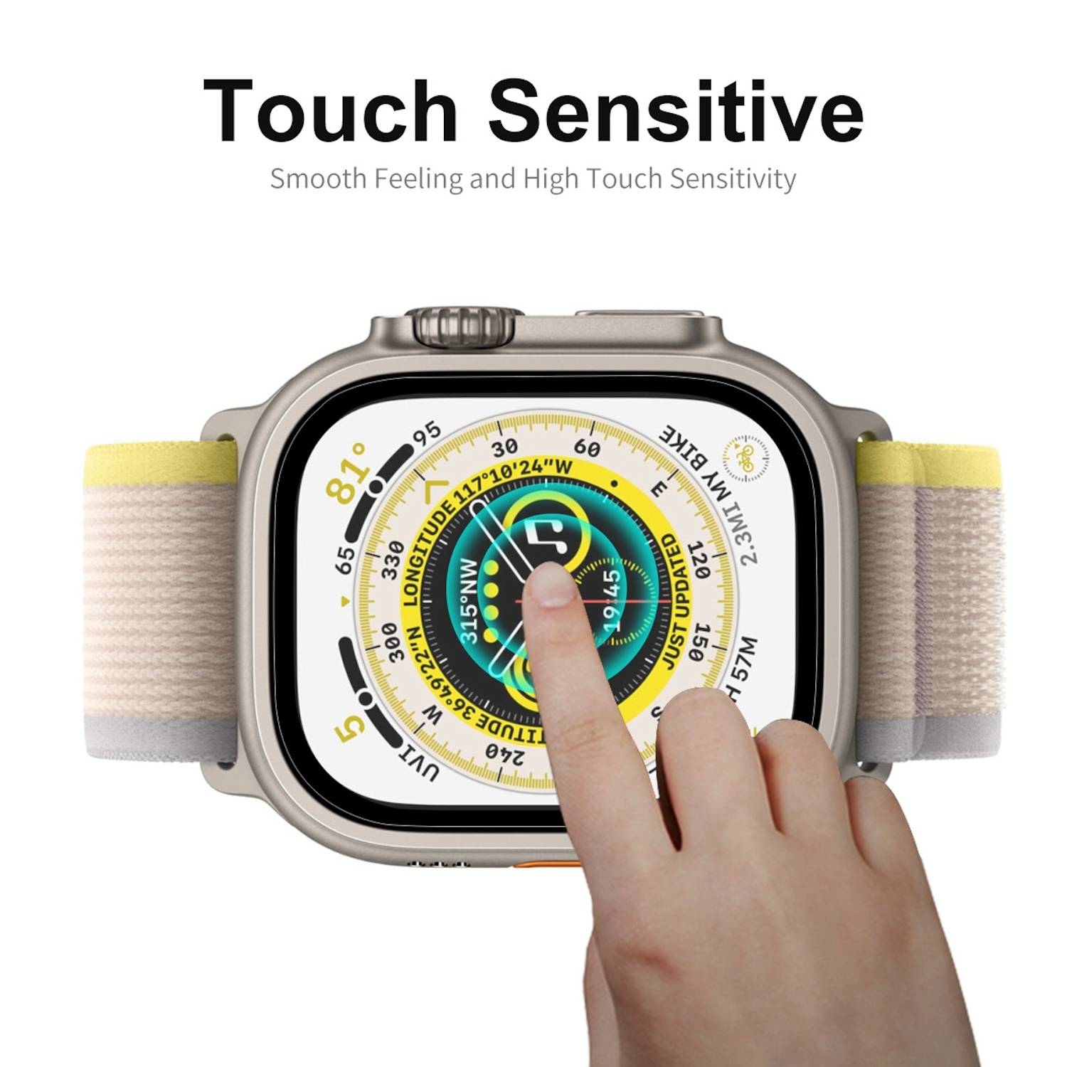 Smartwatch Schutzglas für Apple Watch Ultra 4 / 3 / 2 / 1 49mm Plexiglas Display