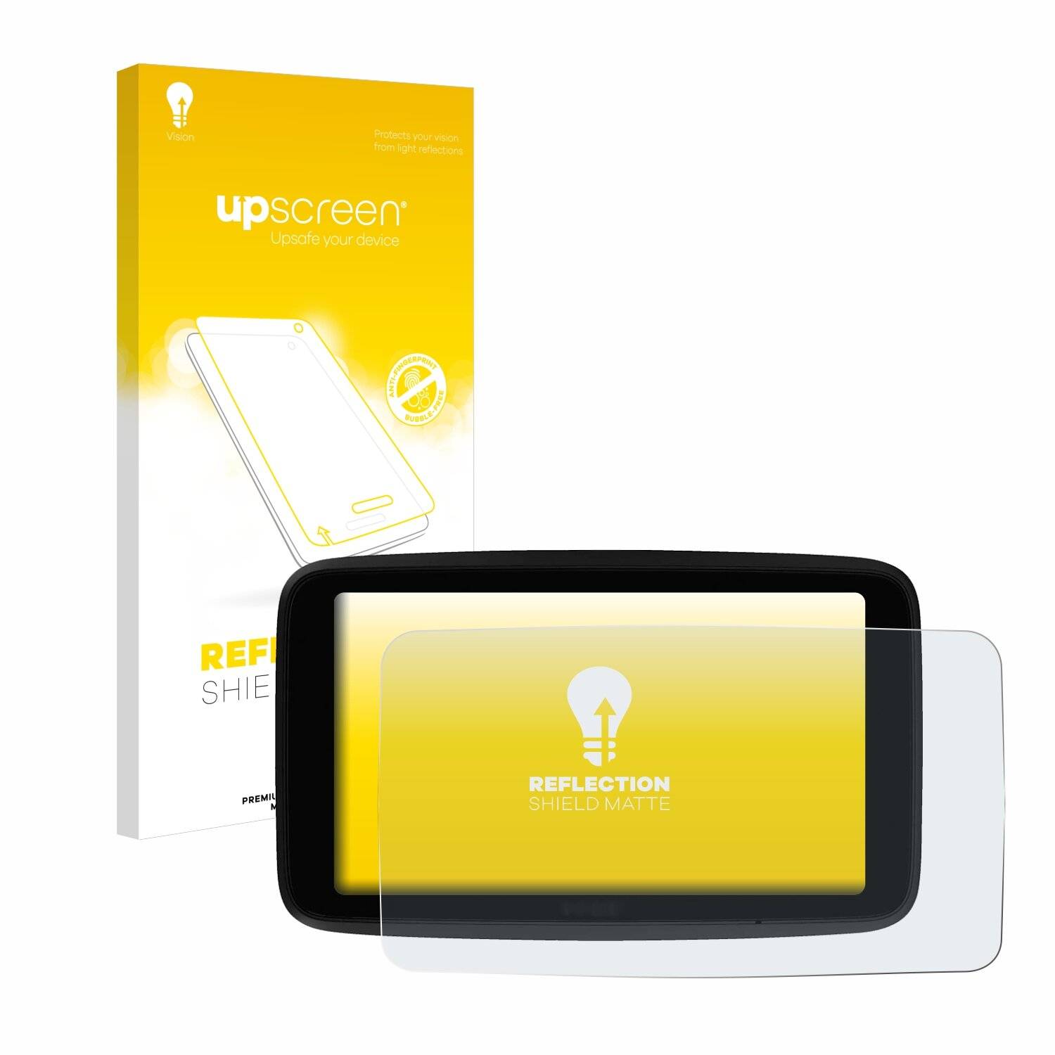 upscreen Reflection Shield Matt Schutzfolie für TomTom GO Superior